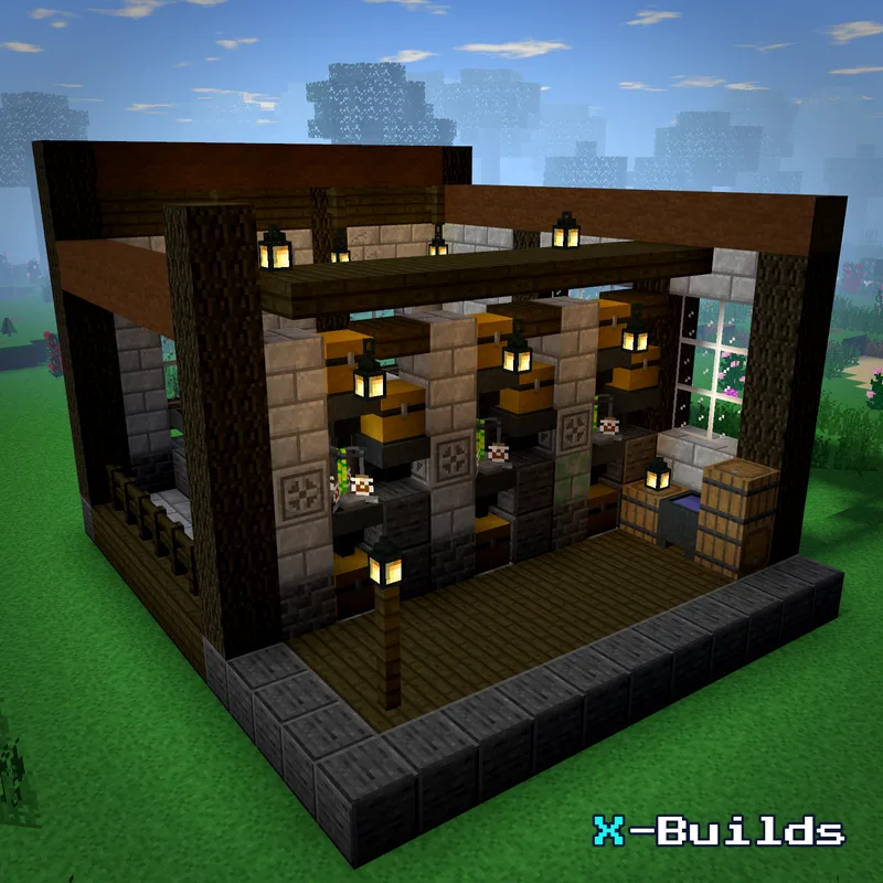 Automatic Brewer, a Minecraft redstone build