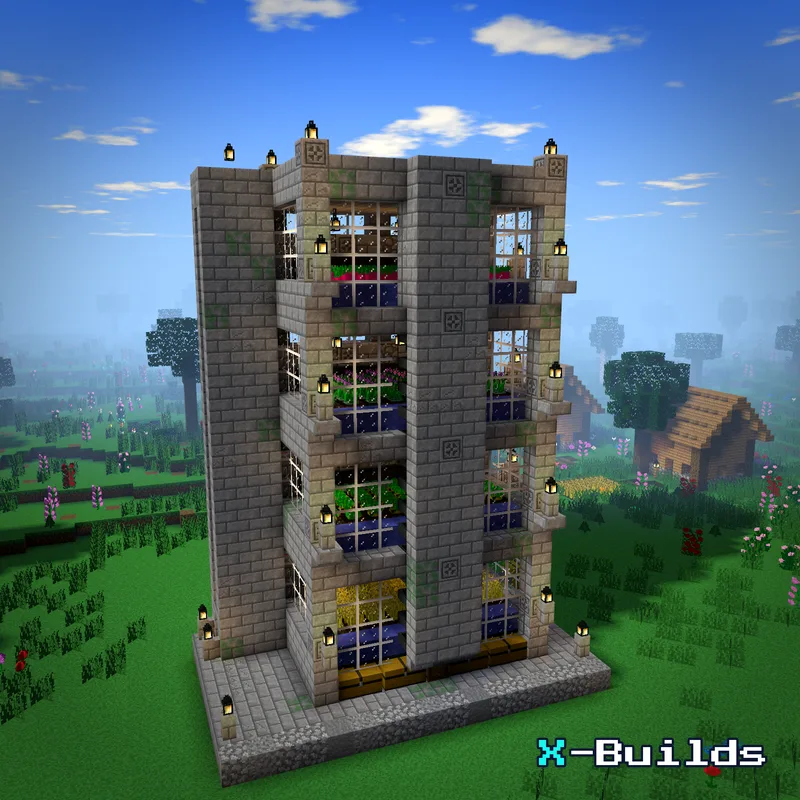 Auto Food Farm, a Minecraft farm build