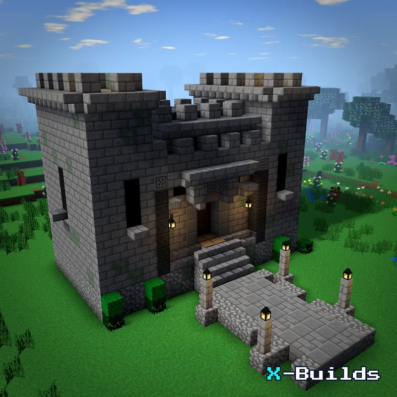 Automatic Base Door, a Minecraft redstone build