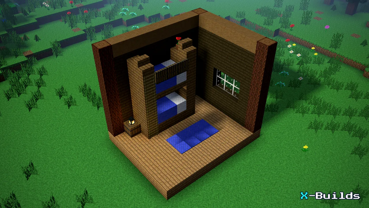 Bunk Bed, a Minecraft build