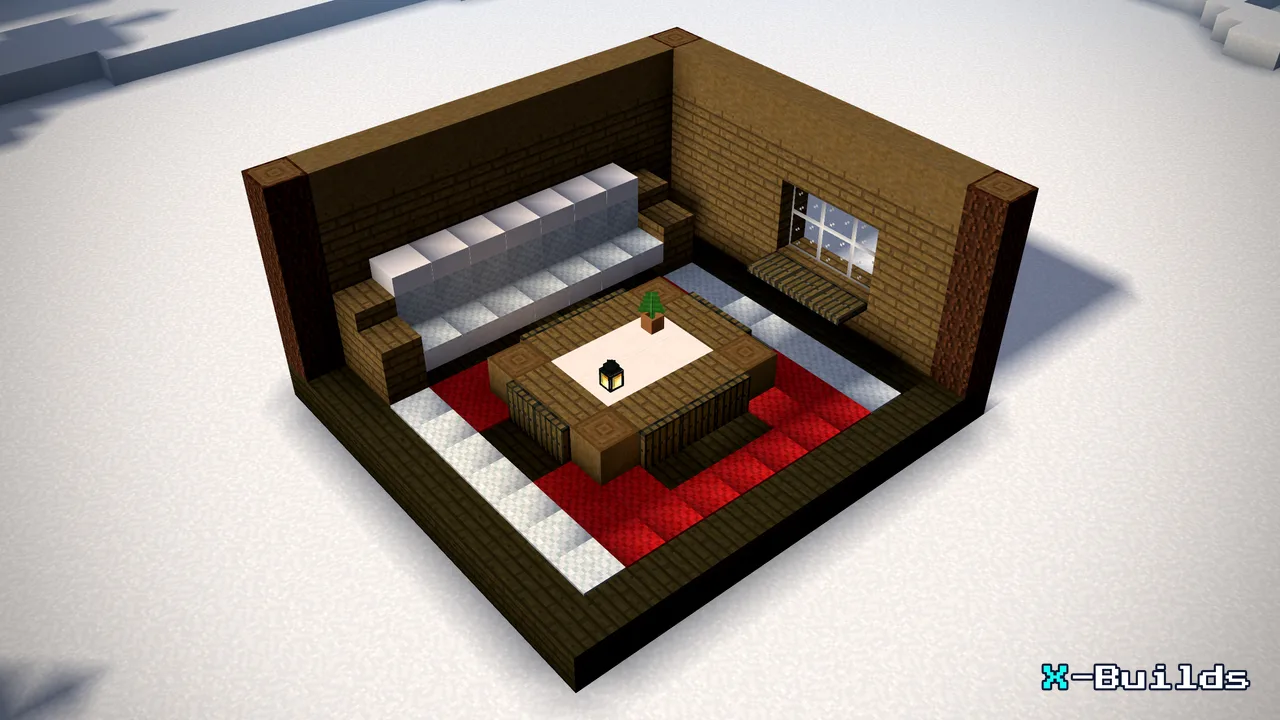 Decorated Coffee Table, a Minecraft build