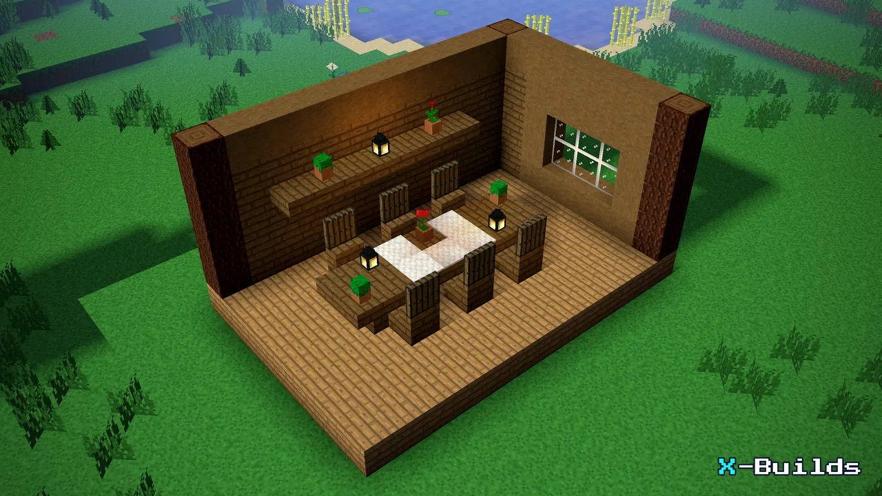 Dining Table, a Minecraft build