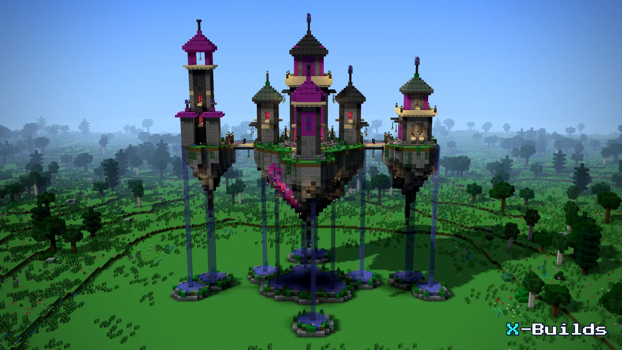 Dome Window Minecraft Tutorial Minecraft Floating Sky Base Tutorial: Materials & Step-by-Step Guide ...