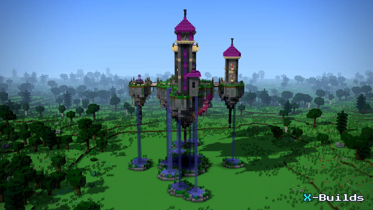 Dome Window Minecraft Tutorial Minecraft Floating Sky Base Tutorial: Materials & Step-by-Step Guide ...