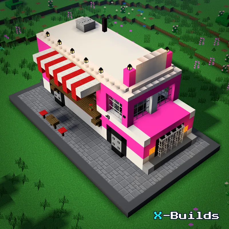 Food Truck, a Minecraft vehicle build