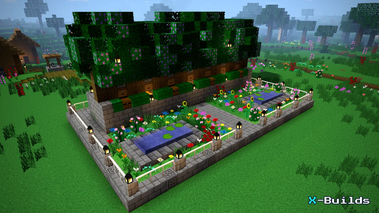 Honey & Honeycomb Farm, a Minecraft build