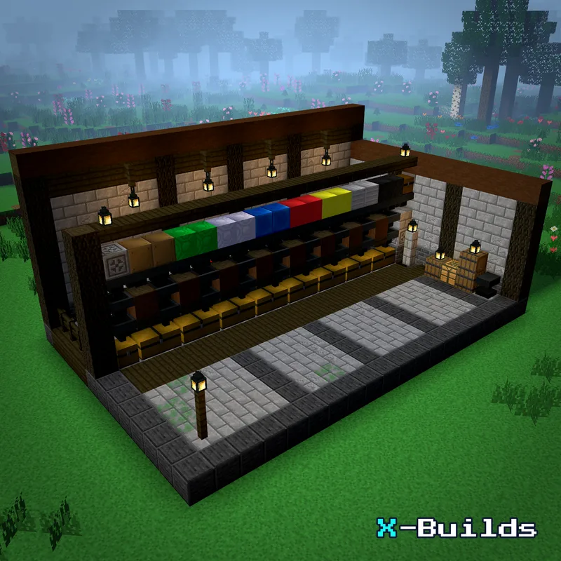 Automatic Item Sorter, a Minecraft storage build