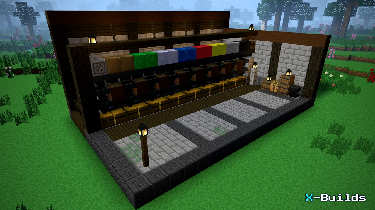 Automatic Item Sorter, a Minecraft build