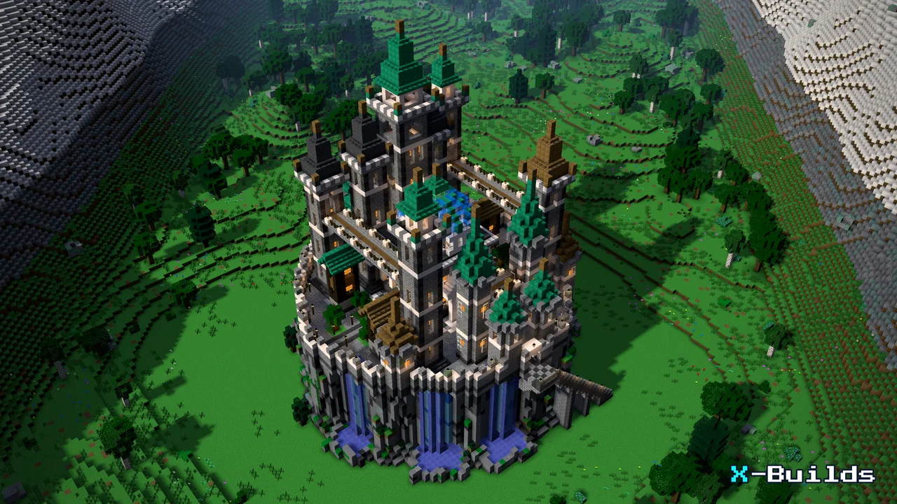 Mega City Base, a Minecraft build