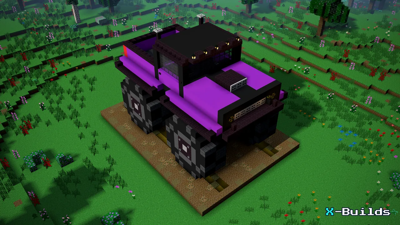 Monster Truck, a Minecraft build