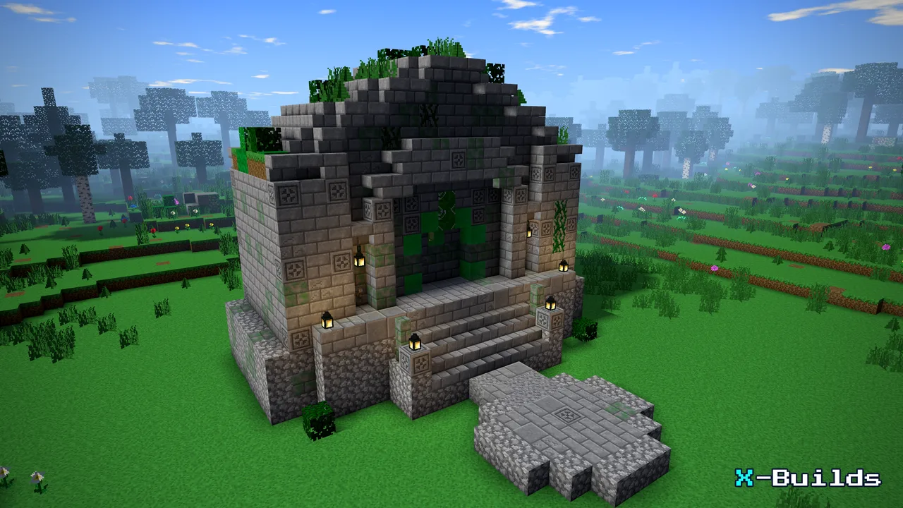 3x3 Piston Door, a Minecraft build