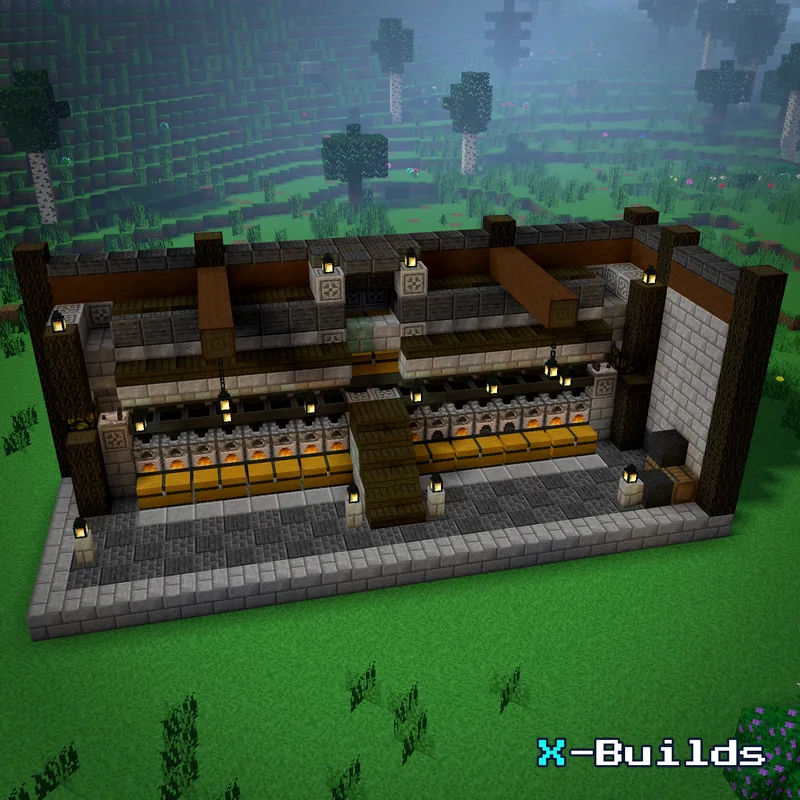 Super Smelter, a Minecraft redstone build